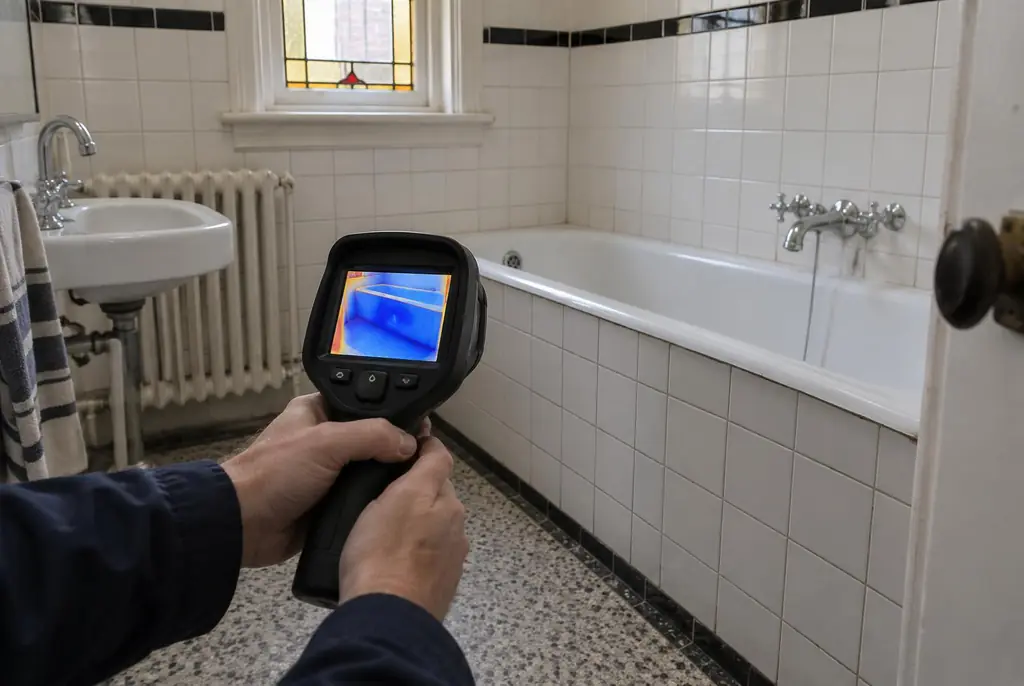 Lekdetectie Doesburg – onderzoek in een badkamer van een oudere woning