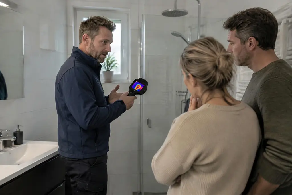 Lekdetectie Doesburg – specialist legt bevindingen uit aan bewoner